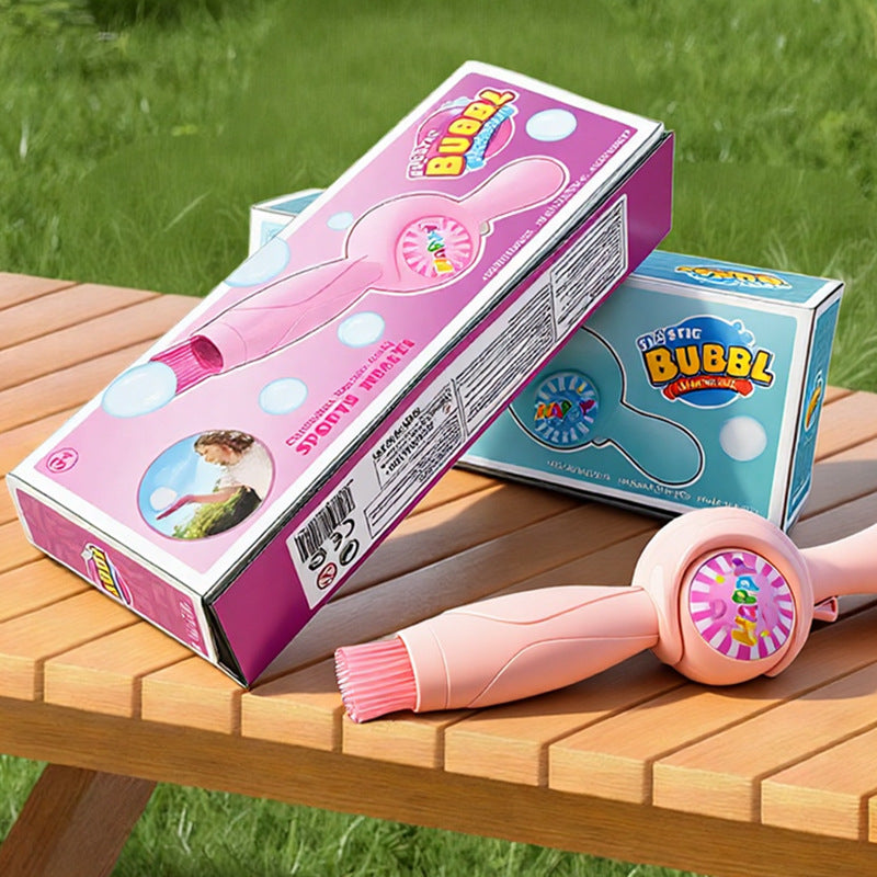 Rechargeable Smoke Bubble Blower Toy