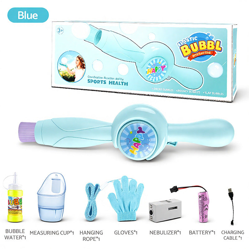 Rechargeable Smoke Bubble Blower Toy