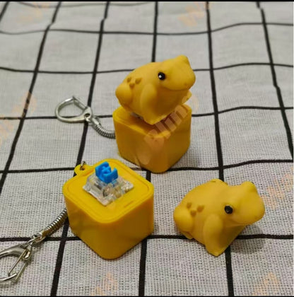 Rechargeable Sound and Light Animal Keychain