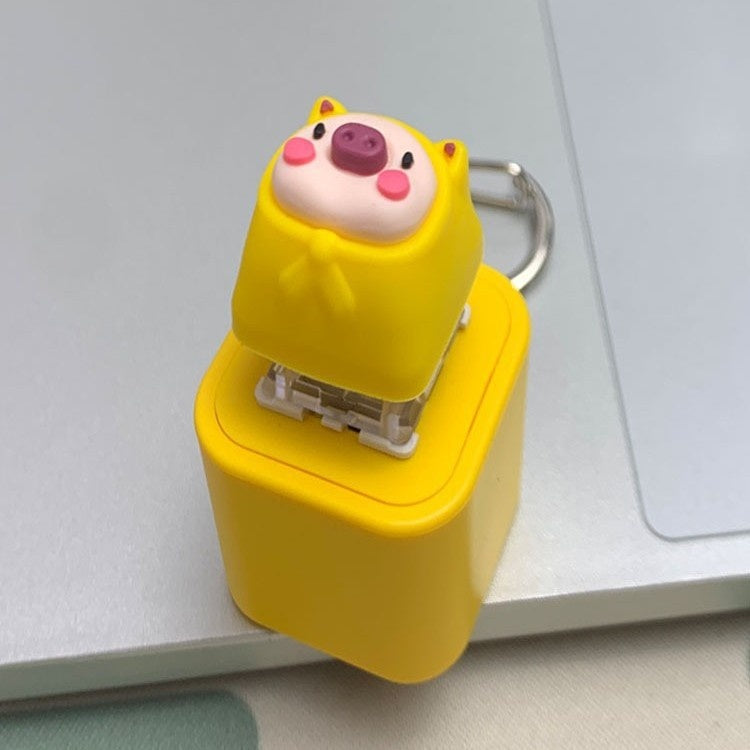 Rechargeable Sound and Light Animal Keychain