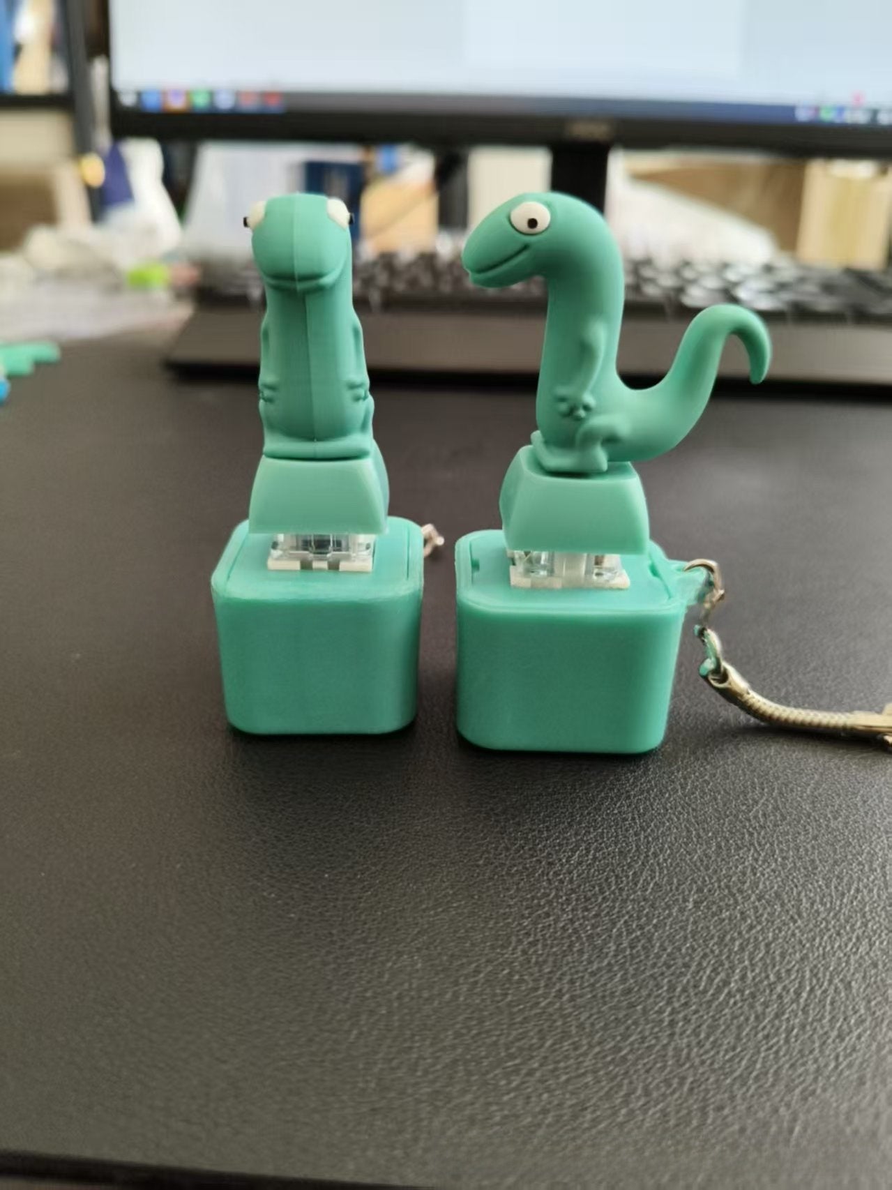Rechargeable Sound and Light Animal Keychain