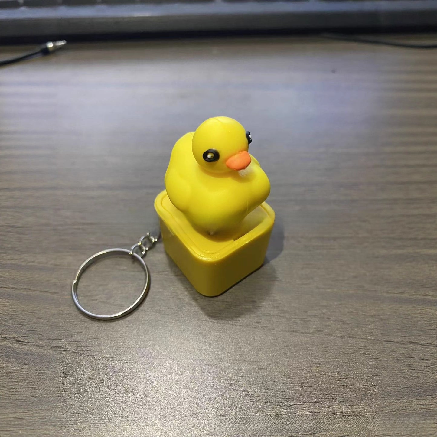 Rechargeable Sound and Light Animal Keychain