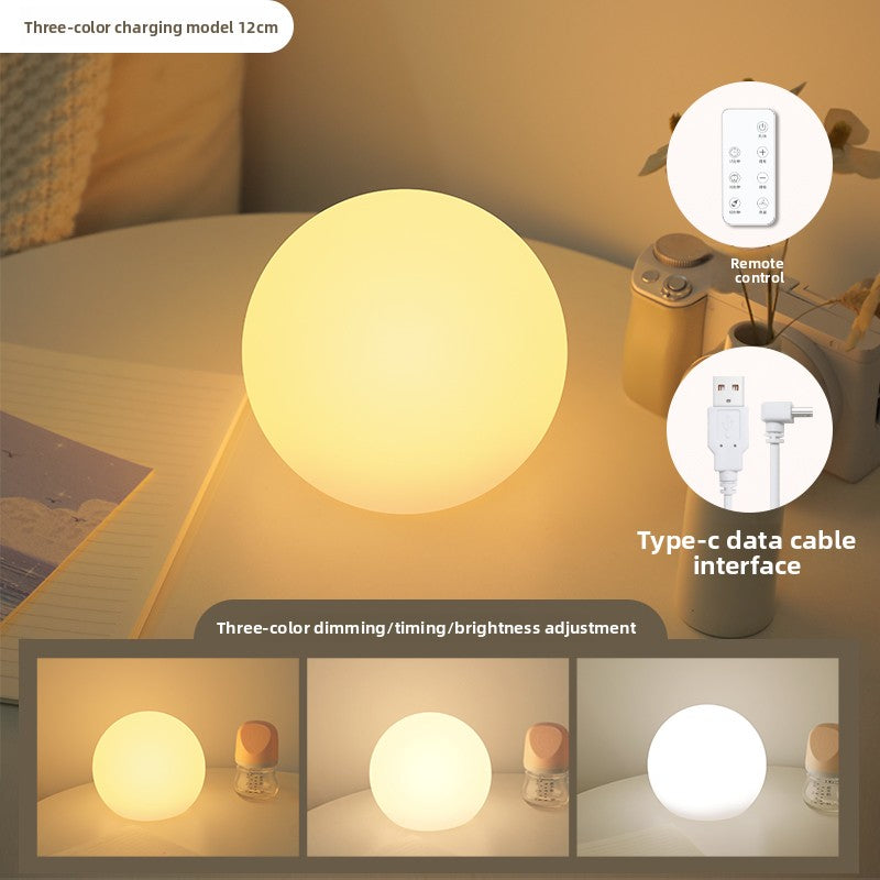 Rechargeable Spherical Night Light with Remote