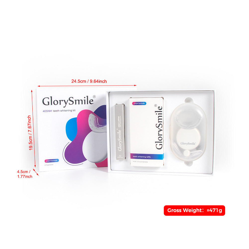 Rechargeable Teeth Whitening Device with Blue Light
