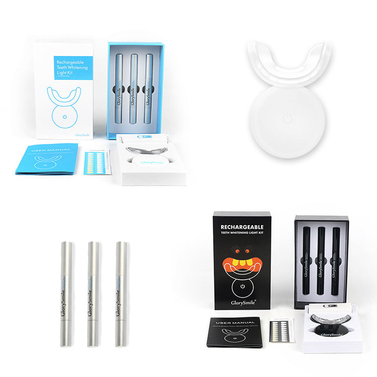 Rechargeable Teeth Whitening Device with Blue Light