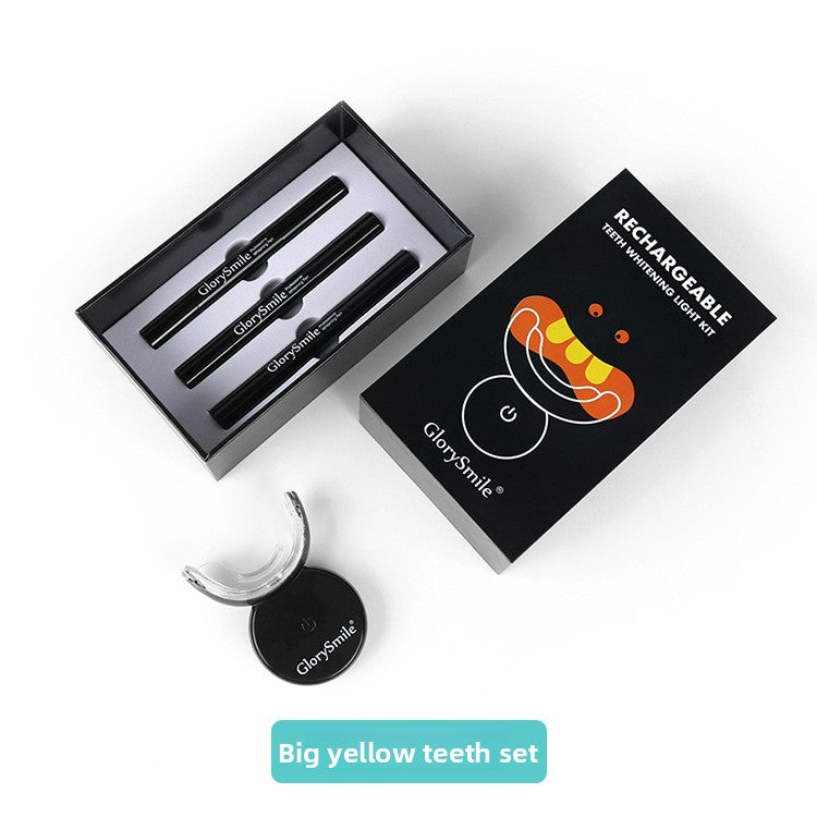 Rechargeable Teeth Whitening Device with Blue Light