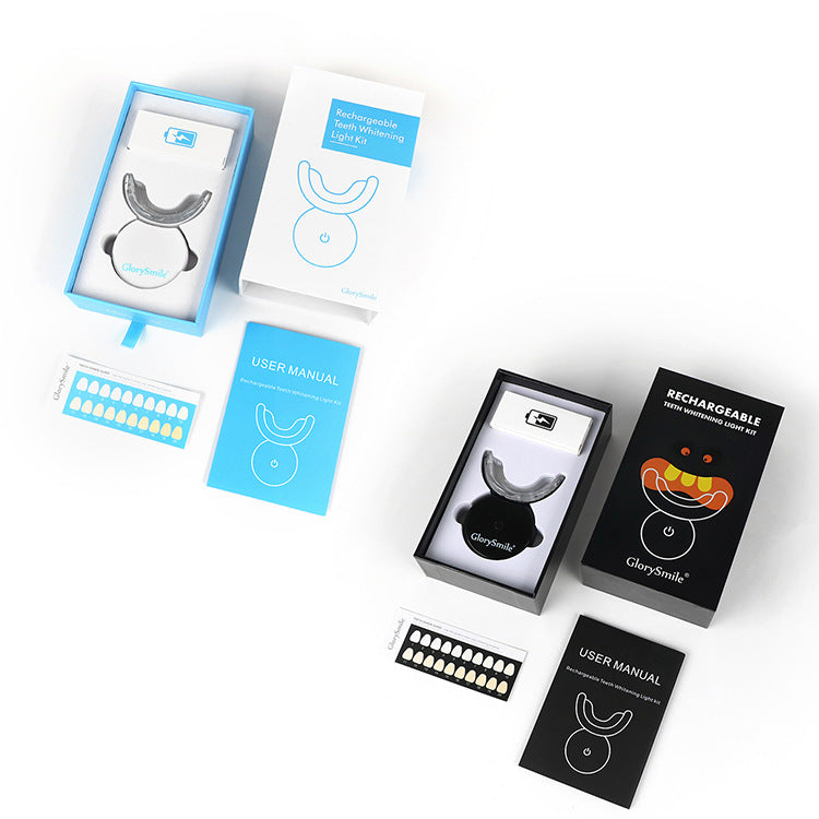 Rechargeable Teeth Whitening Device with Blue Light