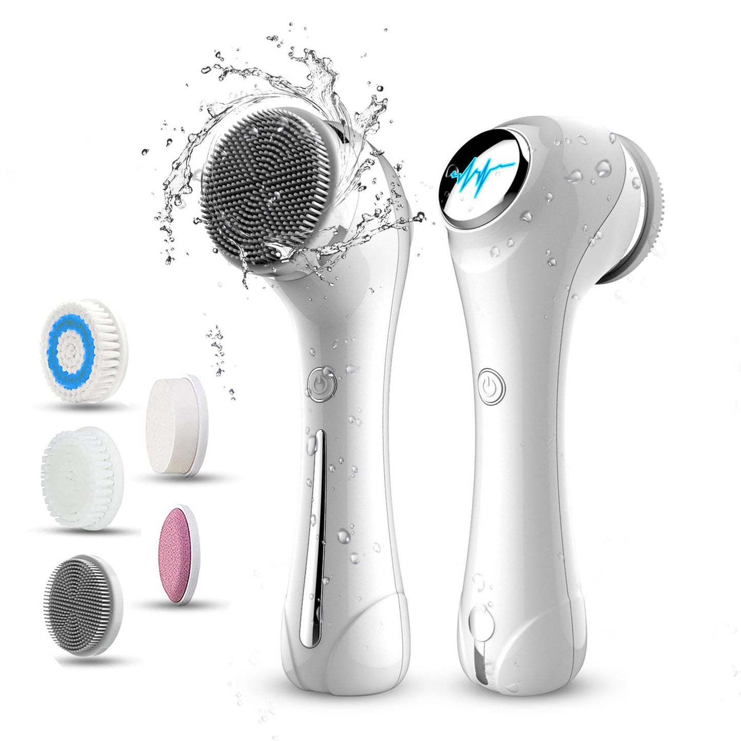 Rechargeable Ultrasonic Facial Cleansing Brush