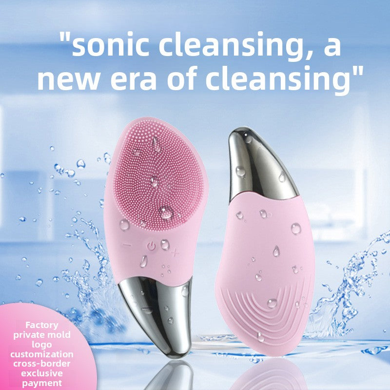 Rechargeable Ultrasonic Silicone Facial Cleanser