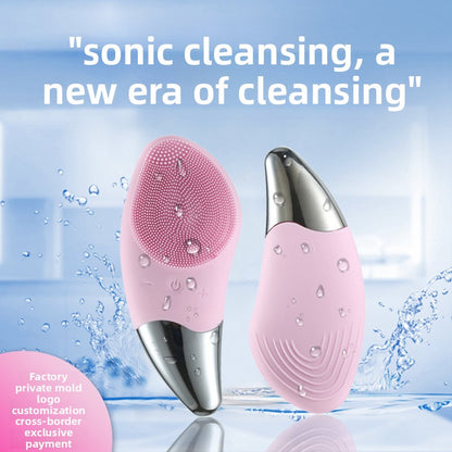 Rechargeable Ultrasonic Silicone Facial Cleanser