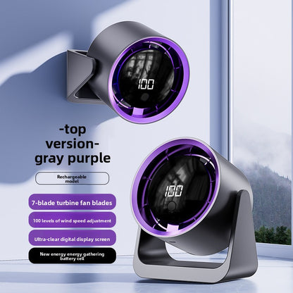 Rechargeable USB Desktop Fan with Adjustable Speed