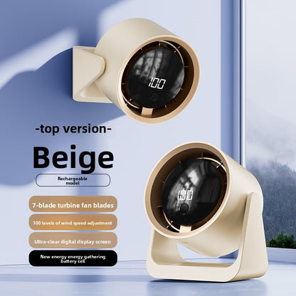 Rechargeable USB Desktop Fan with Adjustable Speed