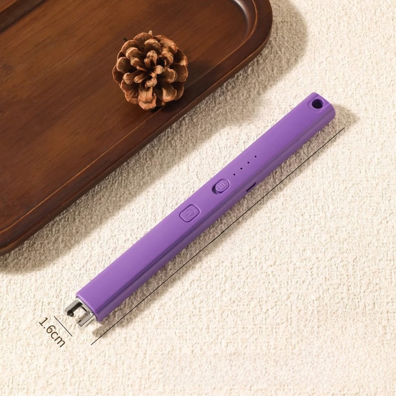 Rechargeable Windproof Electronic Lighter for Kitchen and Aromatherapy