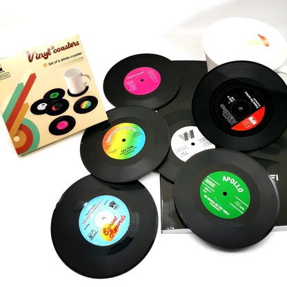 Record Coaster Desk Mat