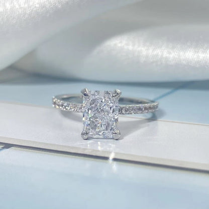 Rectangular Diamond Women Ring