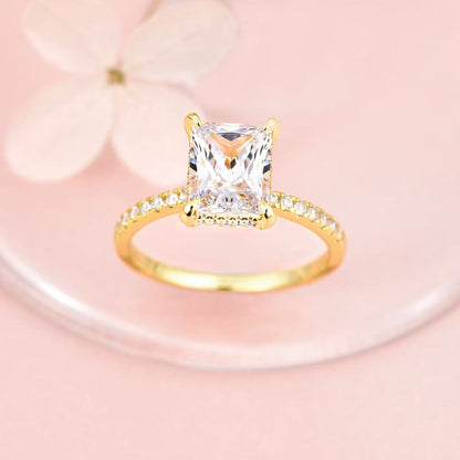 Rectangular Diamond Women Ring