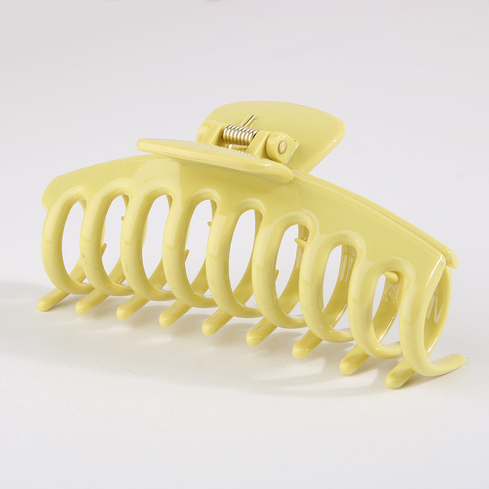 Rectangular Hair Grip Clips Frosted Finish