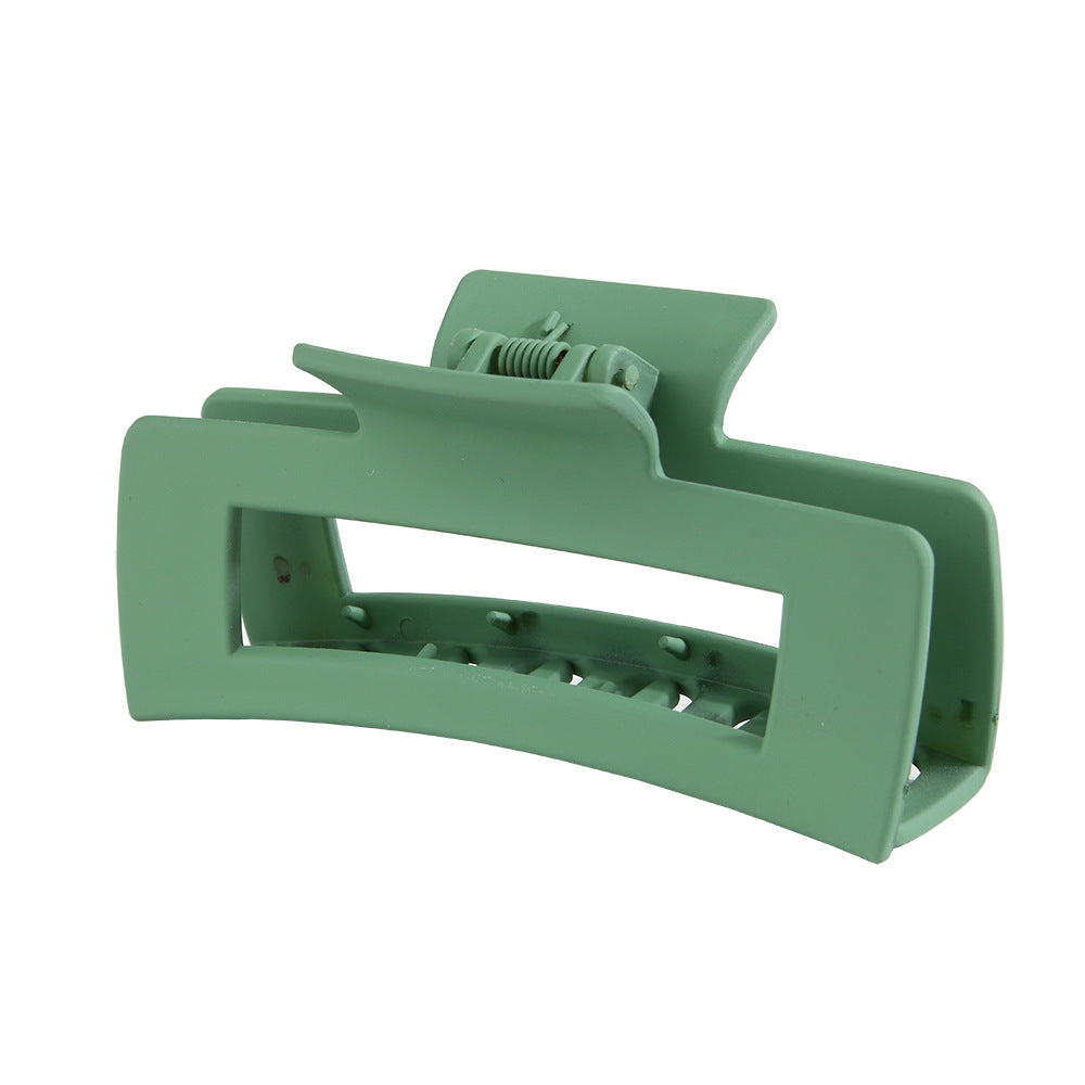Rectangular Hair Grip Clips Frosted Finish