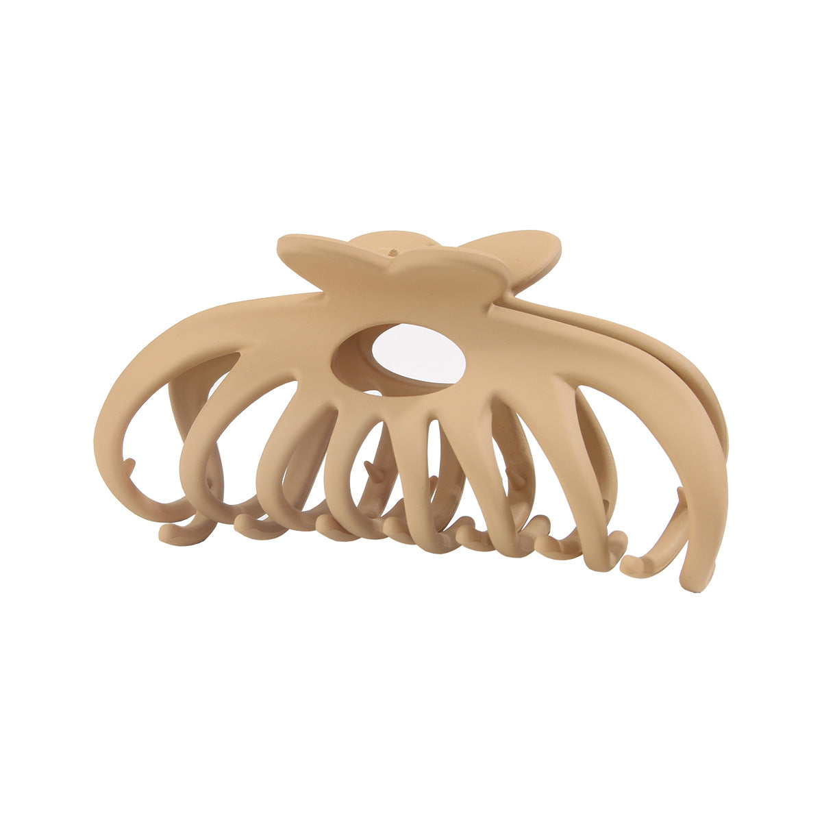 Rectangular Hair Grip Clips Frosted Finish