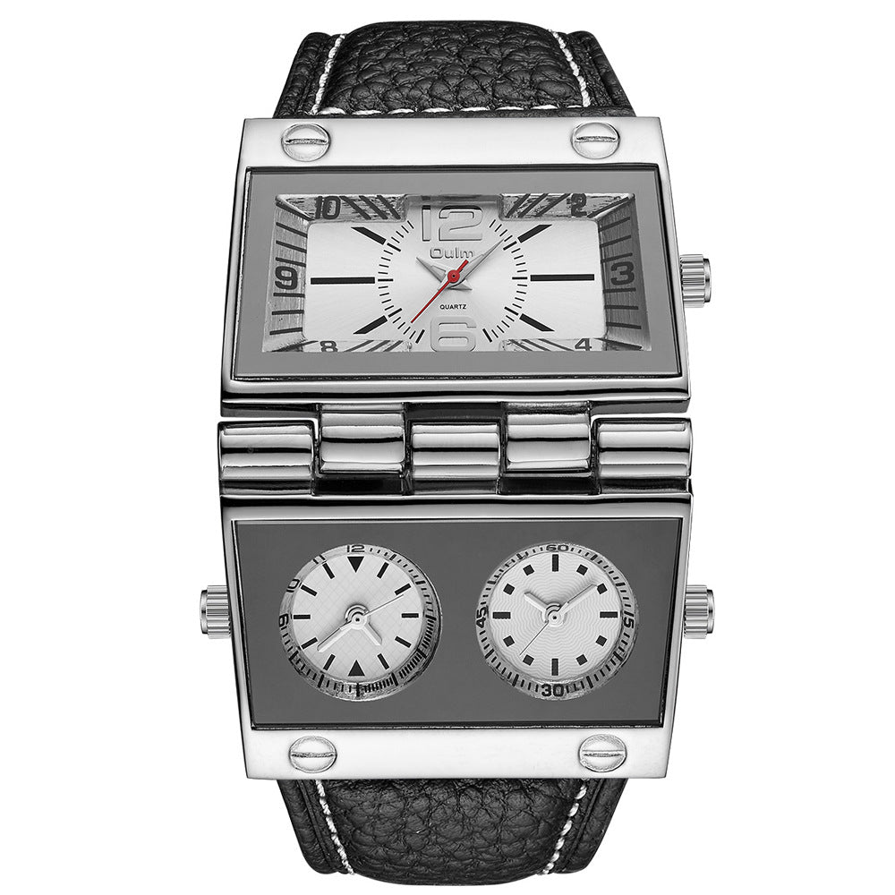 Rectangular men's watch