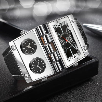 Rectangular men's watch