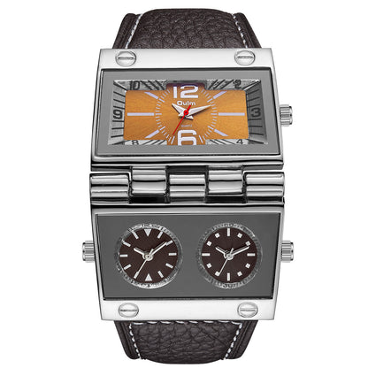 Rectangular men's watch