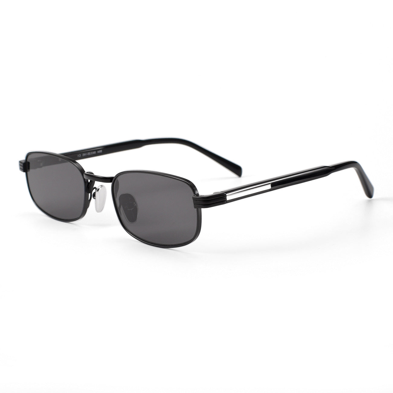 Rectangular Metal Frame Sunglasses