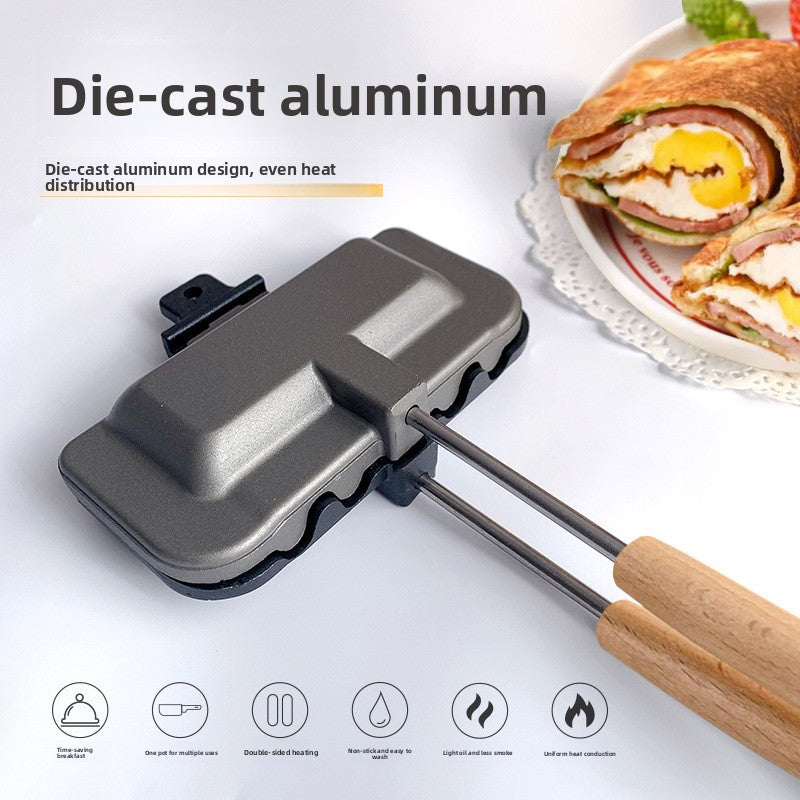Rectangular outdoor baking tray