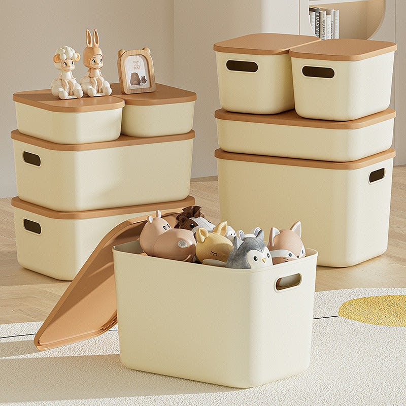Rectangular Plastic Storage Box with Lid