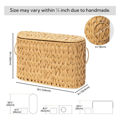 Rectangular Rattan Storage Basket