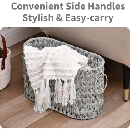 Rectangular Rattan Storage Basket