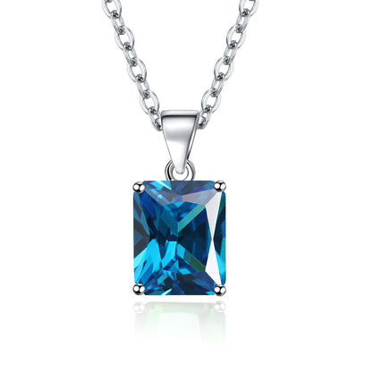 Rectangular Ring Necklace Earrings
