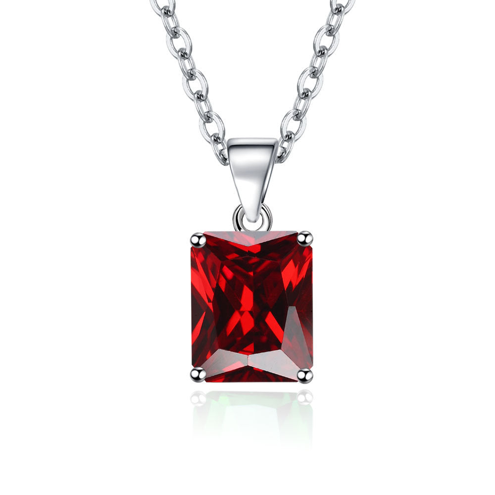 Rectangular Ring Necklace Earrings