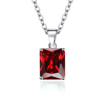 Rectangular Ring Necklace Earrings