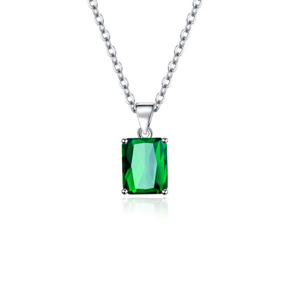 Rectangular Ring Necklace Earrings