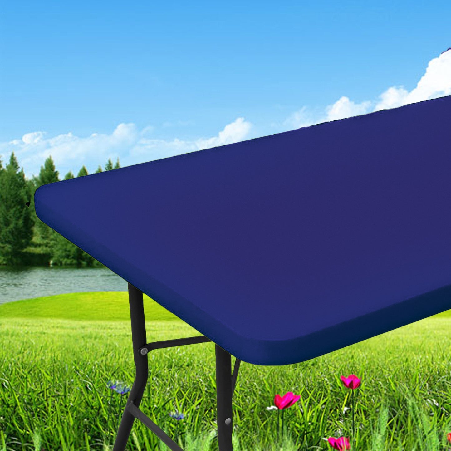 Rectangular Waterproof Elastic Table Cover