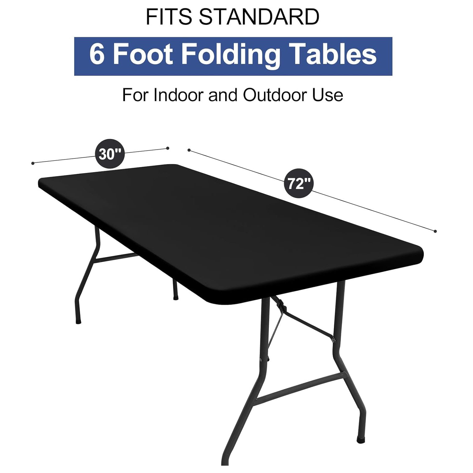 Rectangular Waterproof Elastic Table Cover