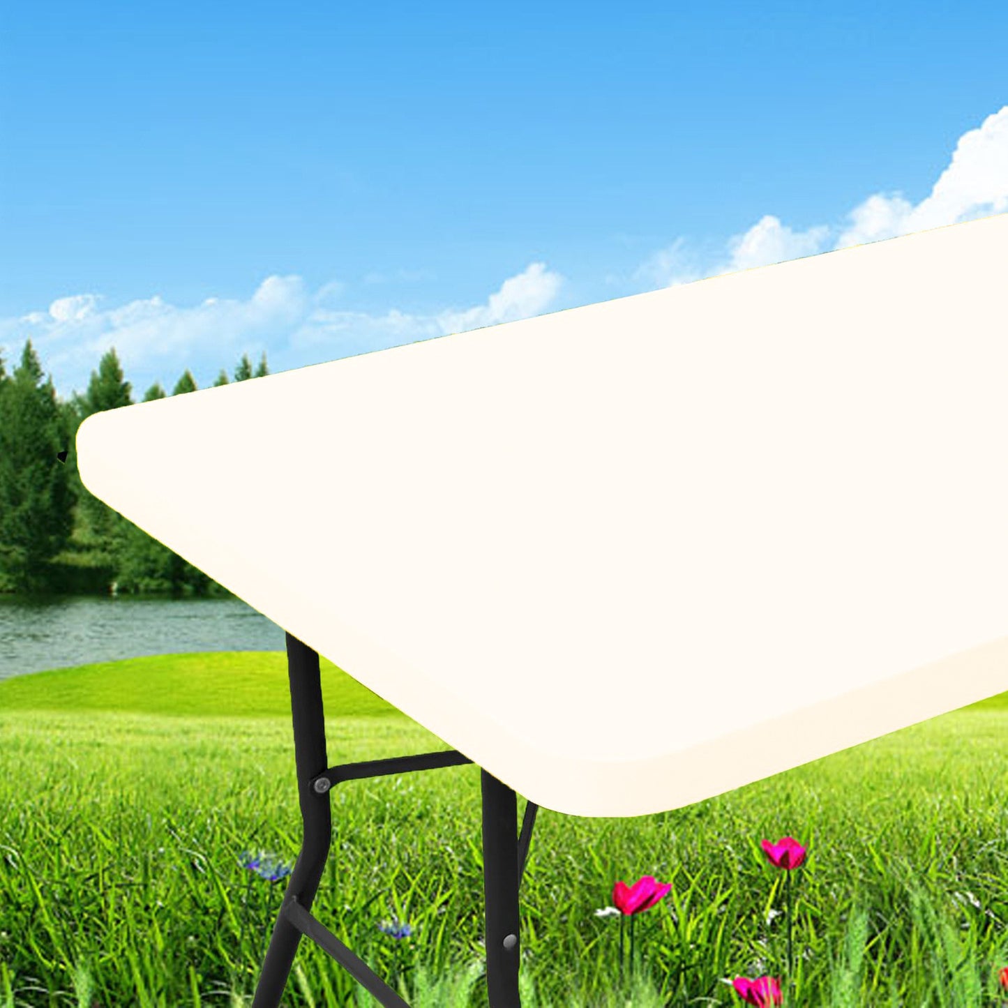 Rectangular Waterproof Elastic Table Cover