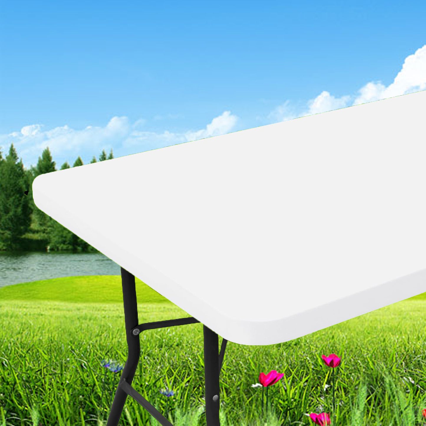 Rectangular Waterproof Elastic Table Cover