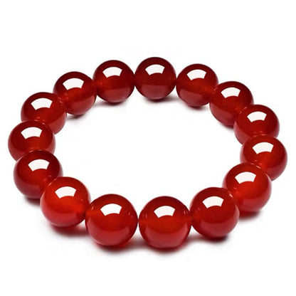 Red agate bracelet
