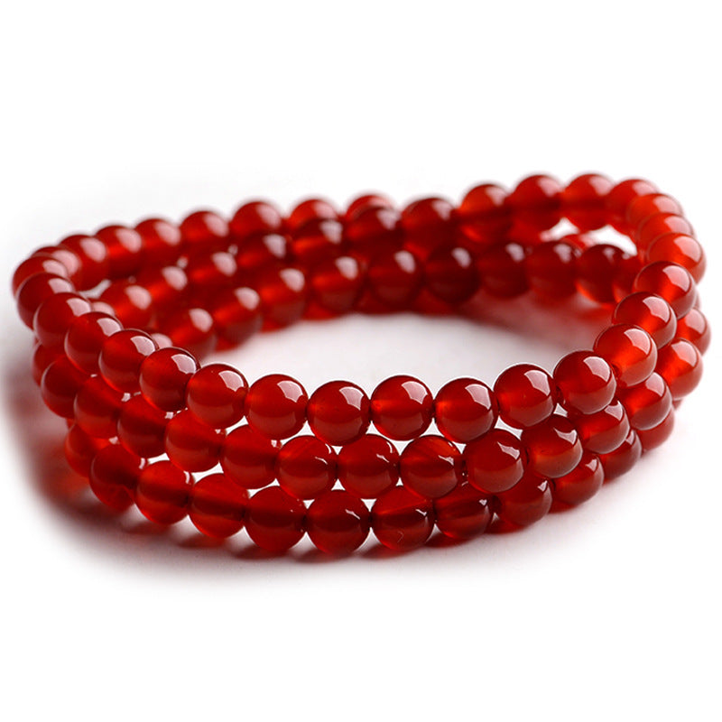 Red agate bracelet