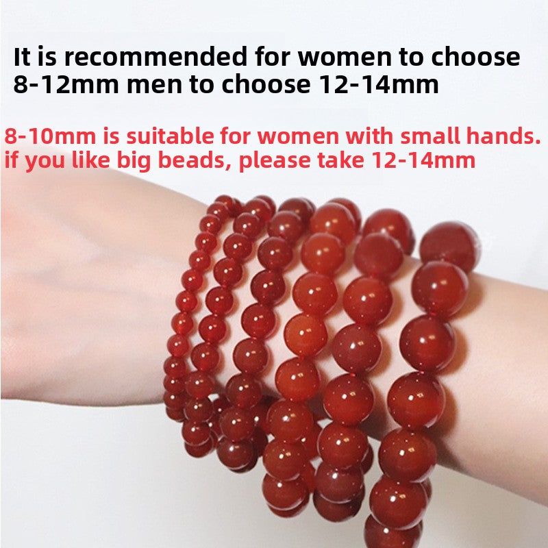 Red agate bracelet