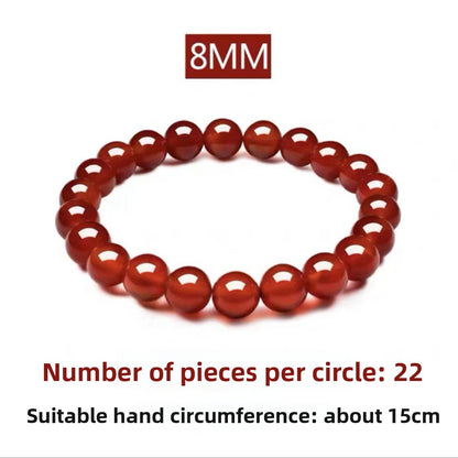 Red agate bracelet