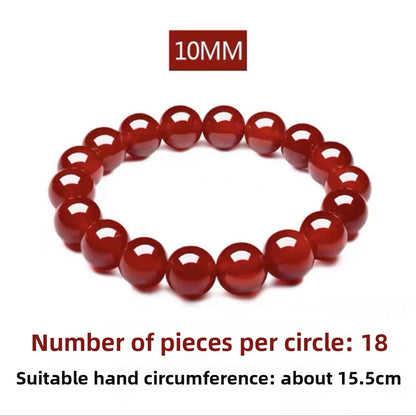 Red agate bracelet