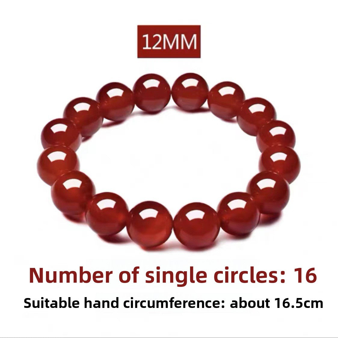 Red agate bracelet