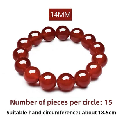 Red agate bracelet