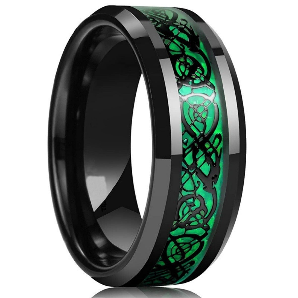 Red and blue gemstone fashion ring