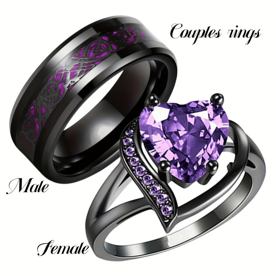 Red and blue gemstone fashion ring