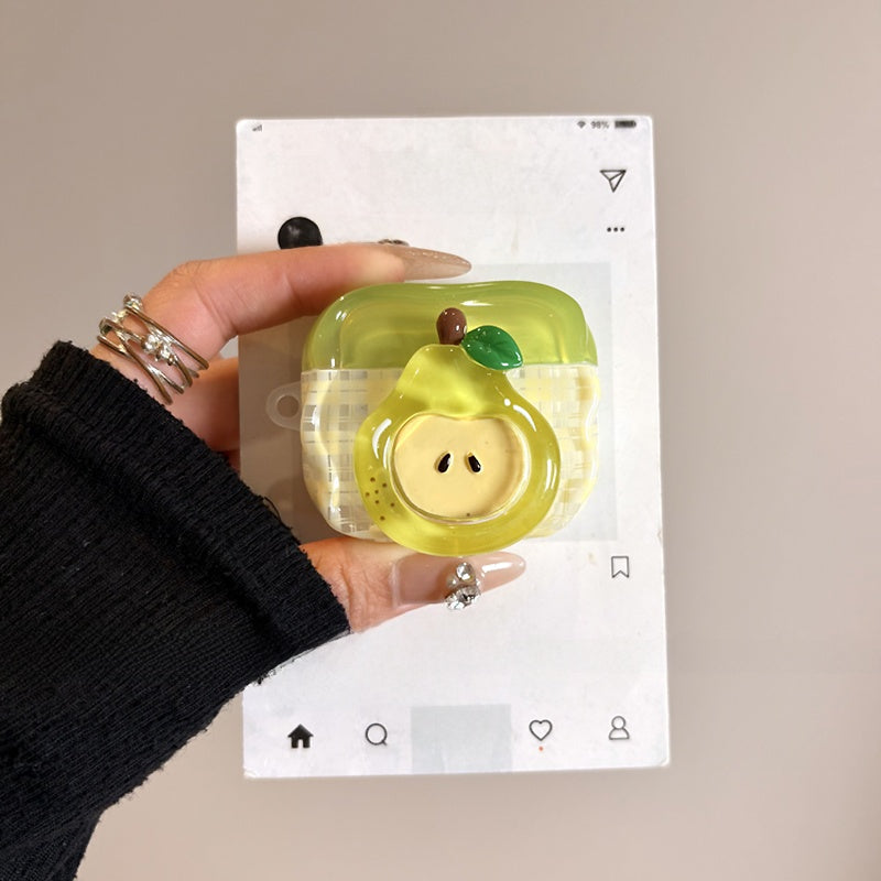 Red Apple Earphone Protective Case