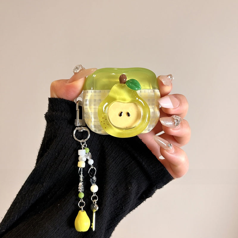 Red Apple Earphone Protective Case